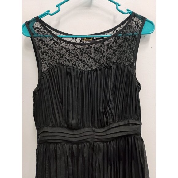 Blush By Young Threadd Maxi Dress Small Black Lace Formal Party Holiday Fairy - Picture 3 of 12